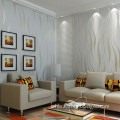 Non-woven simple breathable grey wallpaper 3d